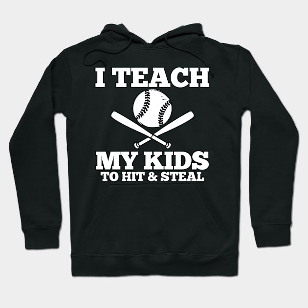 Baseball Dad Baseball Mom Hoodie by KAWAIITEE